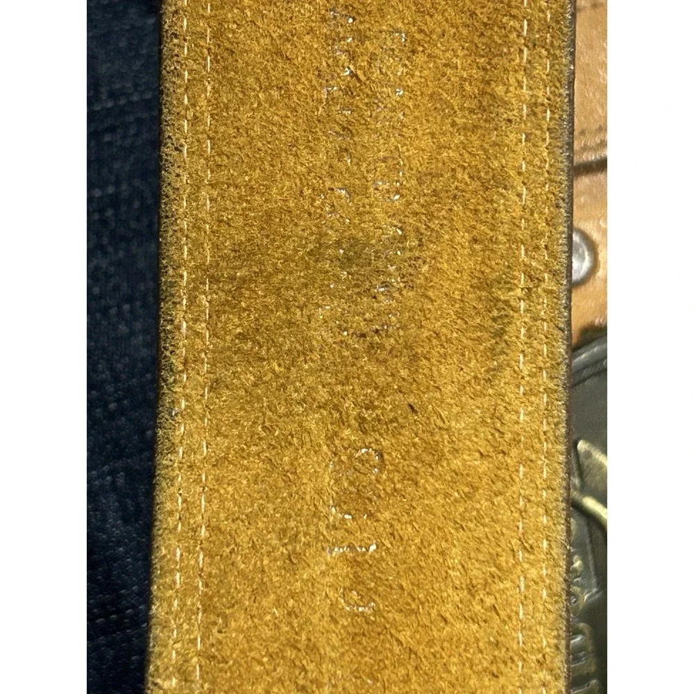 Vintage Marlboro 1987 Belt Buckle Solid Brass Philip Morris, Bechelli Lthr Belt - Picture 12 of 16